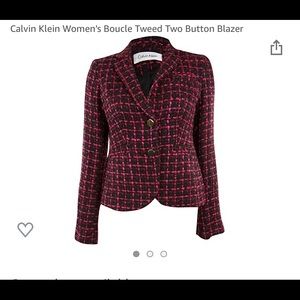 Calvin Klein tweed blazer